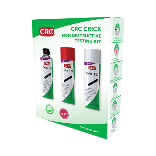 Kit de Sprays Detetor de Fissuras Crick NDT Kit CRC