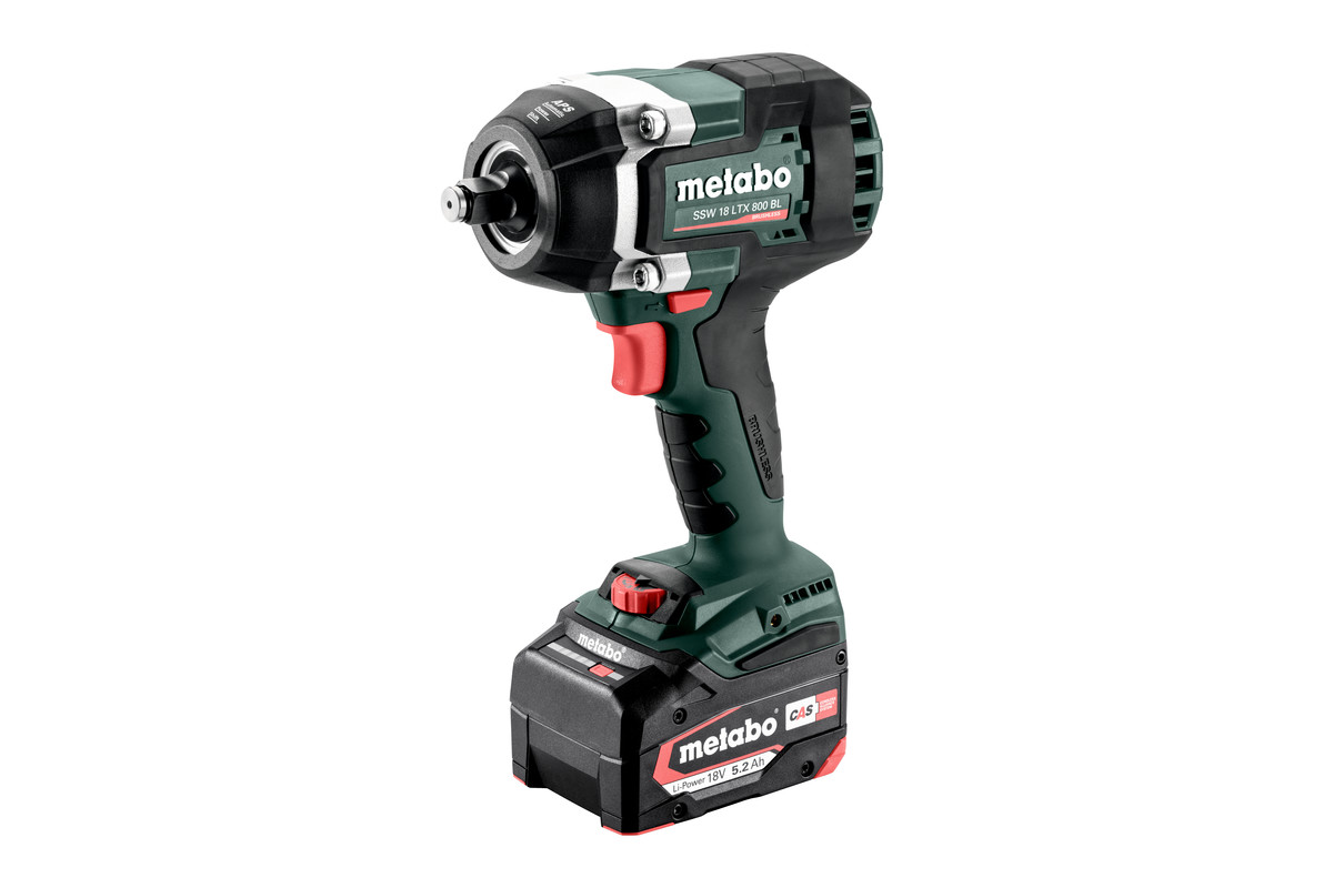 Chave de Impacto SSW 18 LTX 800 BL - 2x 5.2Ah METABO