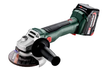 Rebarbadora W 18 L BL 9-125 - 2x 4.0Ah METABO