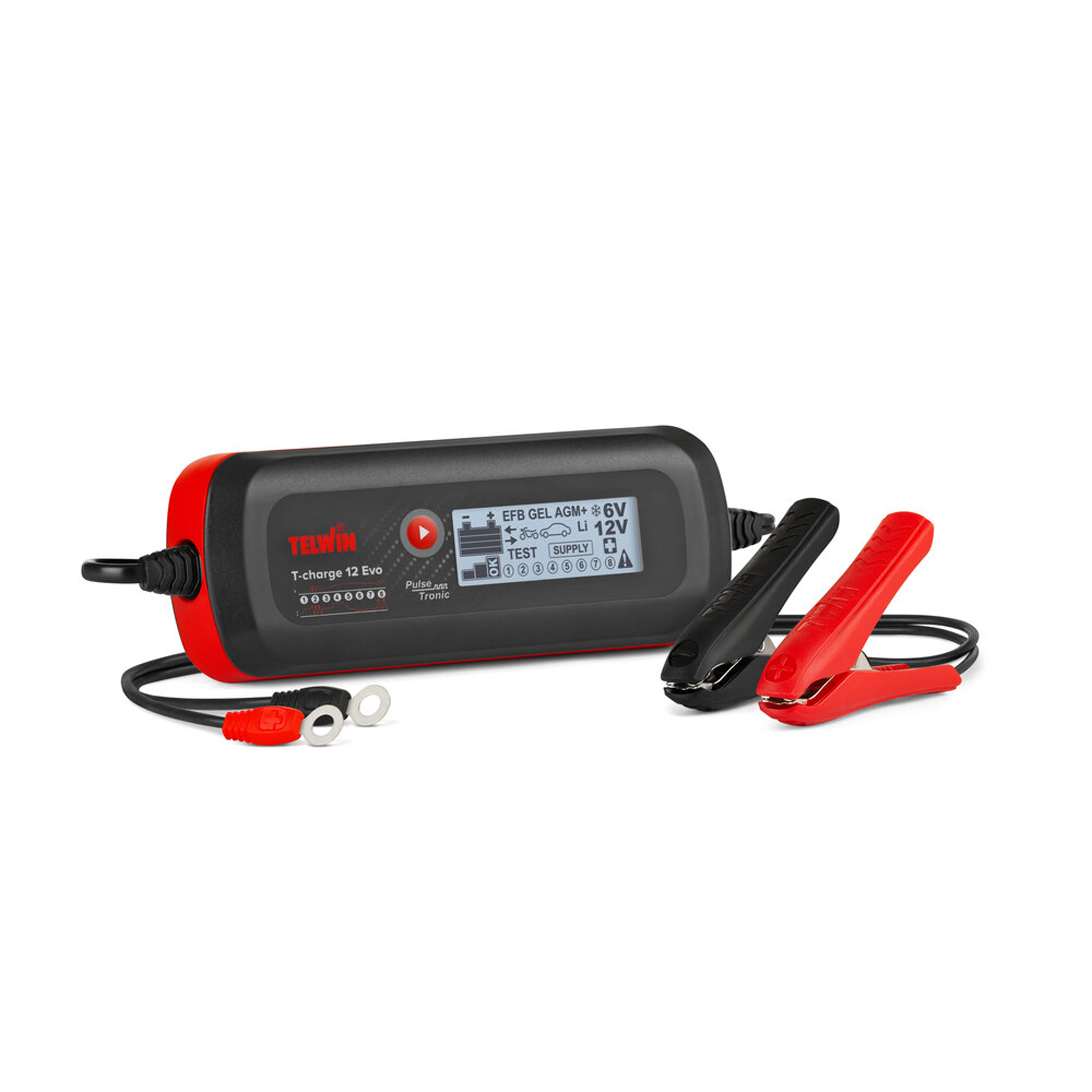 Carregador de Baterias 06-12V T-CHARGE 12 EVO TELWIN